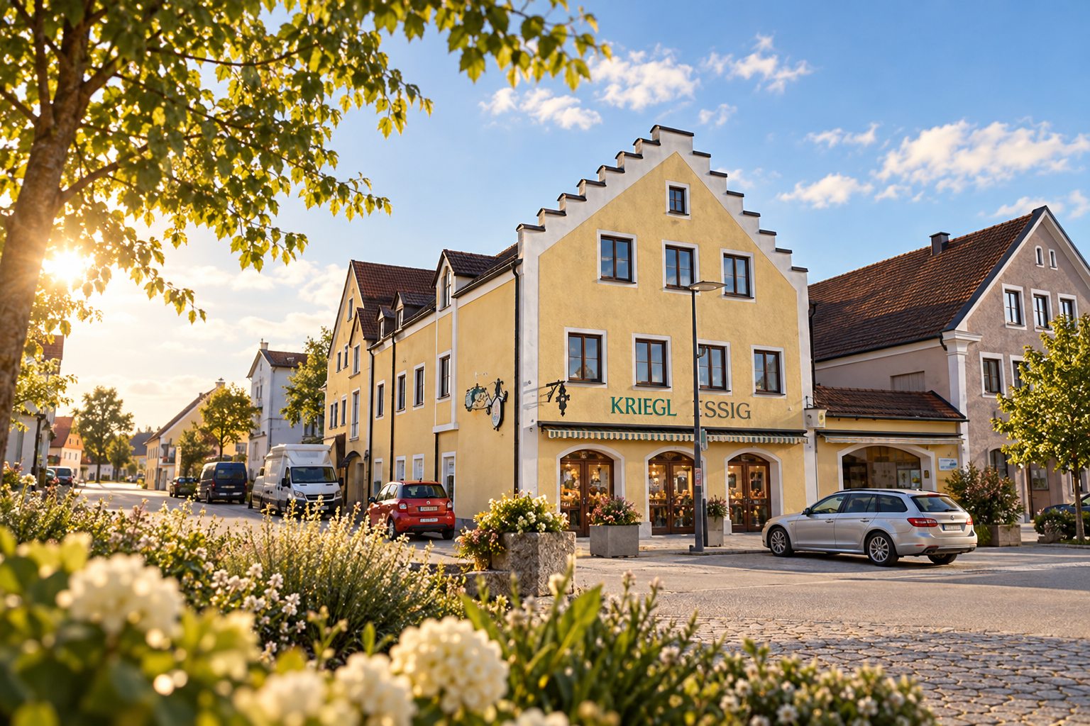 Kriegl Essig-Manufaktur am Marktplatz in Pilsting